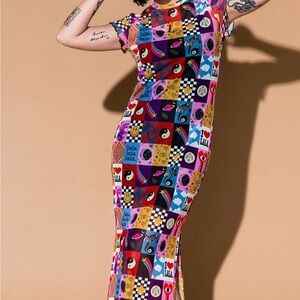 Dressed in LALA Vibrant Patchwork Maxi Dress